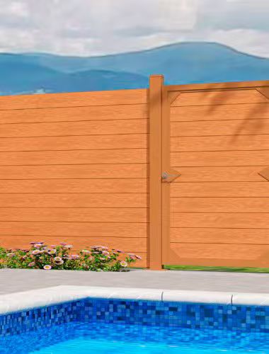 wpc Fence for swimming pool wpc Fence for swimming pool